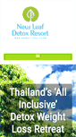 Mobile Screenshot of newleafdetoxresort.com